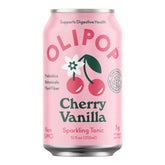 Olipop Cherry Vanilla Sparkling Tonic 355 ml 12 fl oz- Case